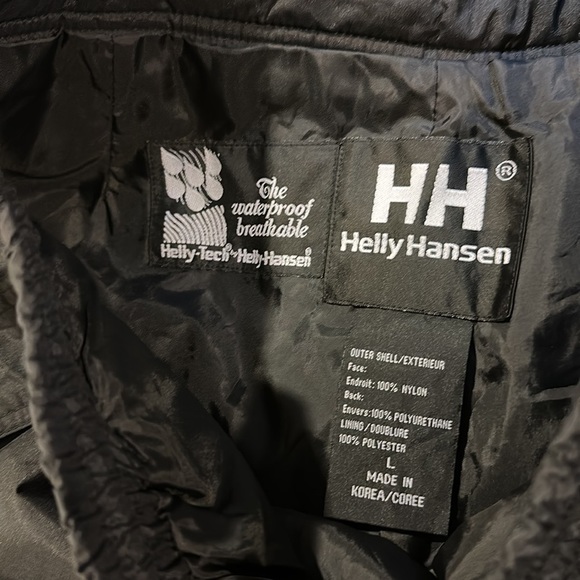 🏂L Helly Hansen black snowboard pants. The waterproof breathable Helly-Tech EUC - Picture 4 of 15